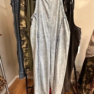 Denim overalls